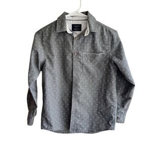 Level Ten Kids Button Up Shirt with Roll Tab Sleeve